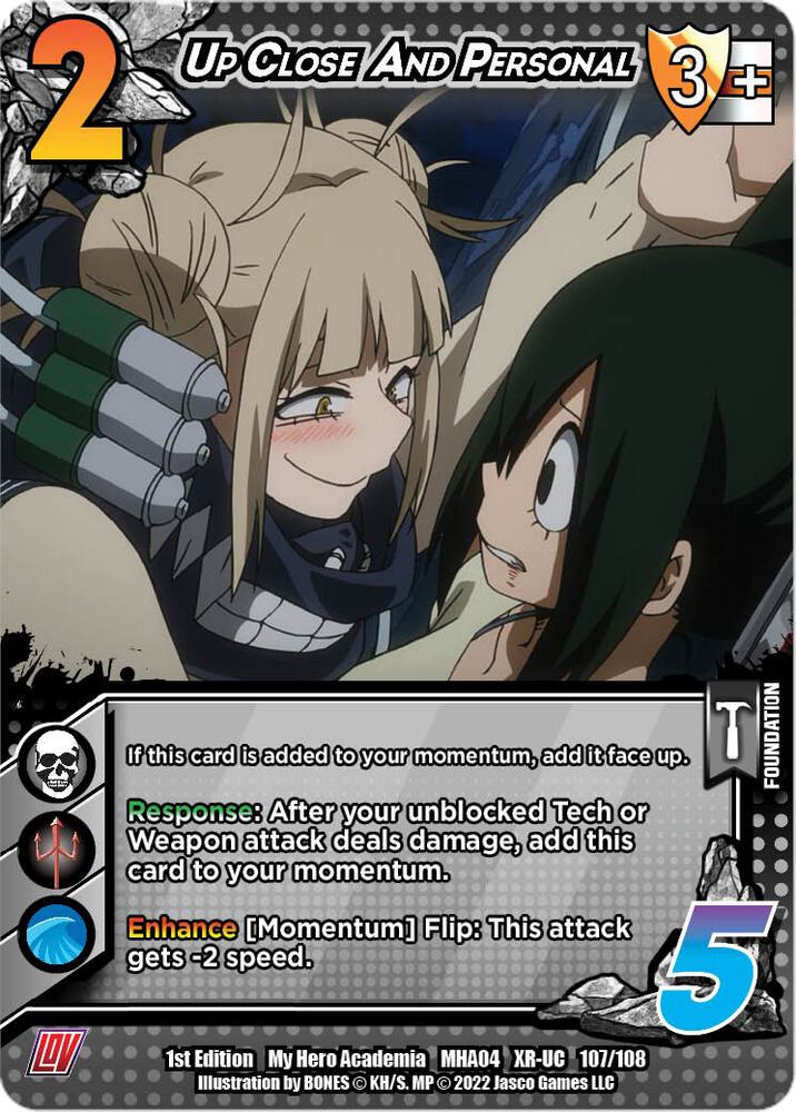 Up Close And Personal (XR), UniVersus: My Hero Academia: League of Villains 107/108