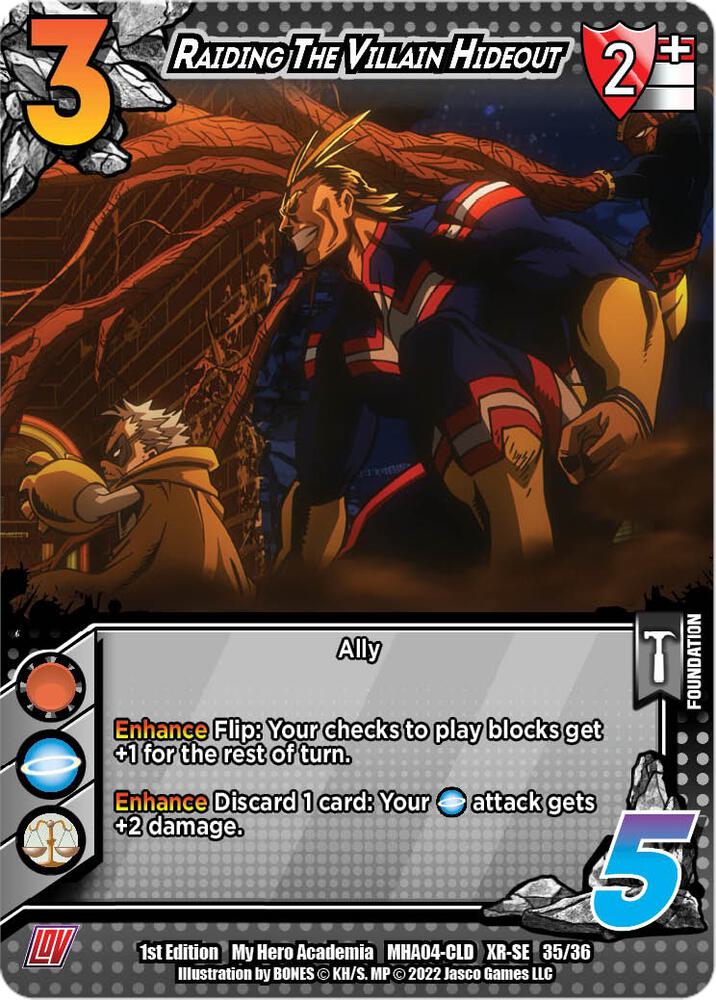 Raiding the Villain Hideout (XR), UniVersus: My Hero Academia: League of Villains 35/36