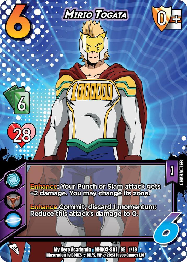Mirio Togata, UniVersus: My Hero Academia: Undaunted Raid 1/18