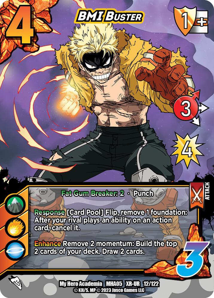 BMI Buster (XR), UniVersus: My Hero Academia: Undaunted Raid 12/122