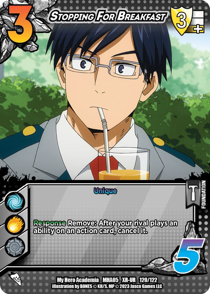 Stopping For Breakfast (XR), UniVersus: My Hero Academia: Undaunted Raid 120/122