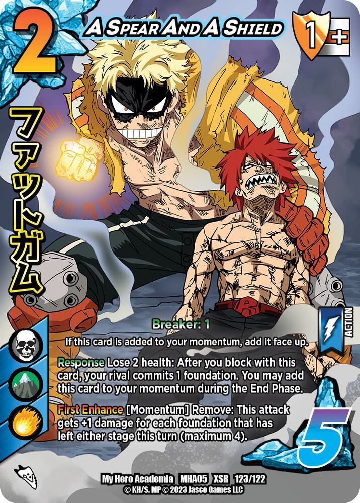 A Spear And A Shield (XSR), UniVersus: My Hero Academia: Undaunted Raid 123/122