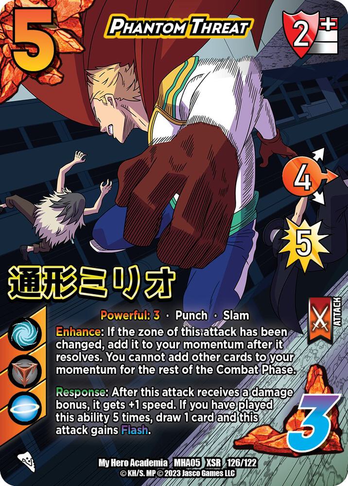 Phantom Threat (XSR), UniVersus: My Hero Academia: Undaunted Raid 126/122