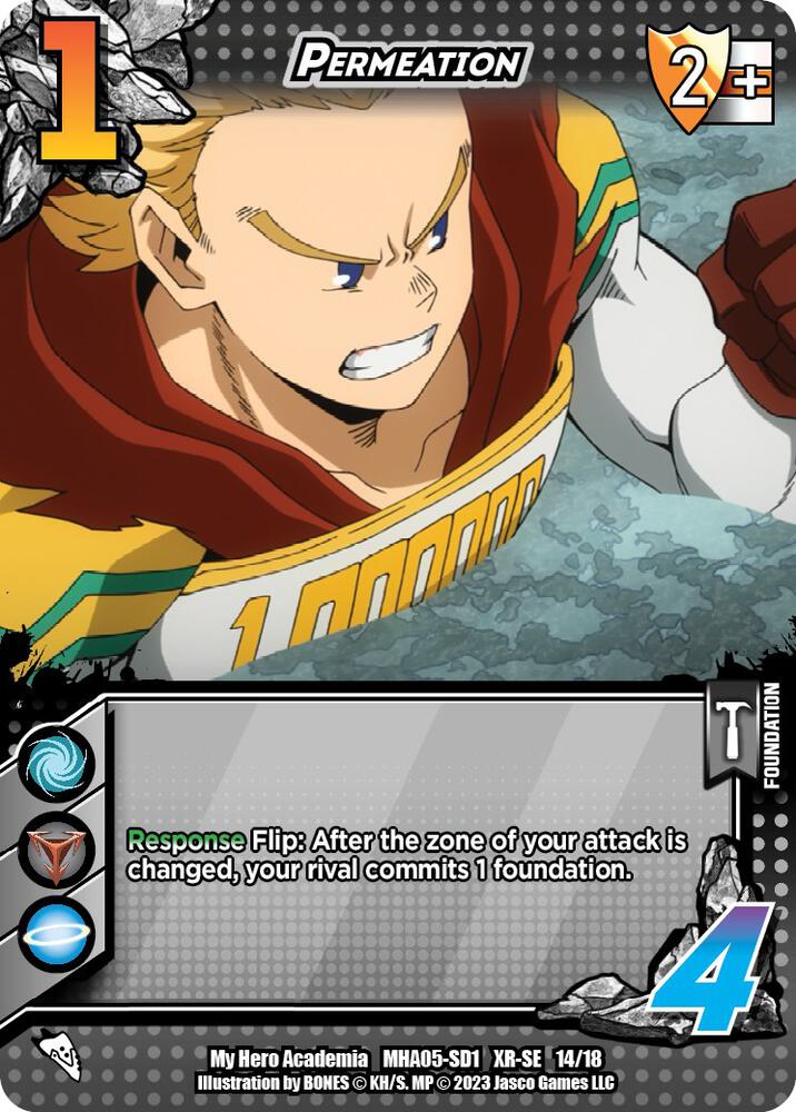 Permeation (XR), UniVersus: My Hero Academia: Undaunted Raid 14/18