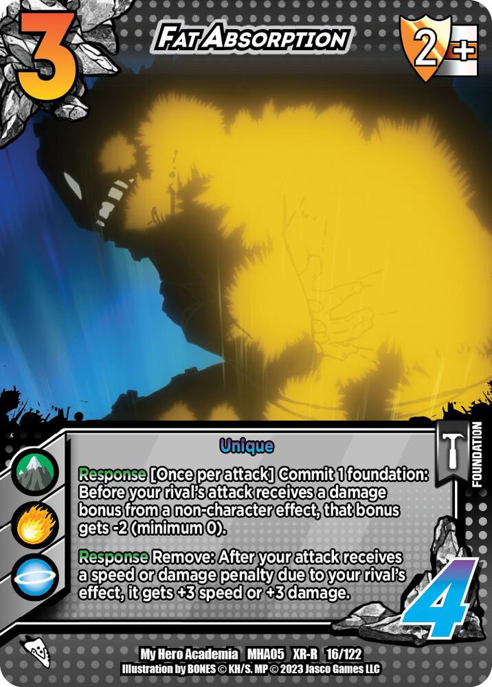 Fat Absorption (XR), UniVersus: My Hero Academia: Undaunted Raid 16/122