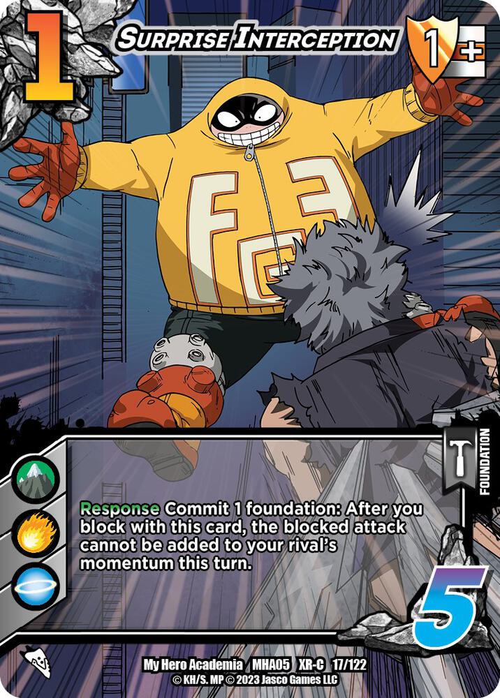 Surprise Interception (XR), UniVersus: My Hero Academia: Undaunted Raid 17/122
