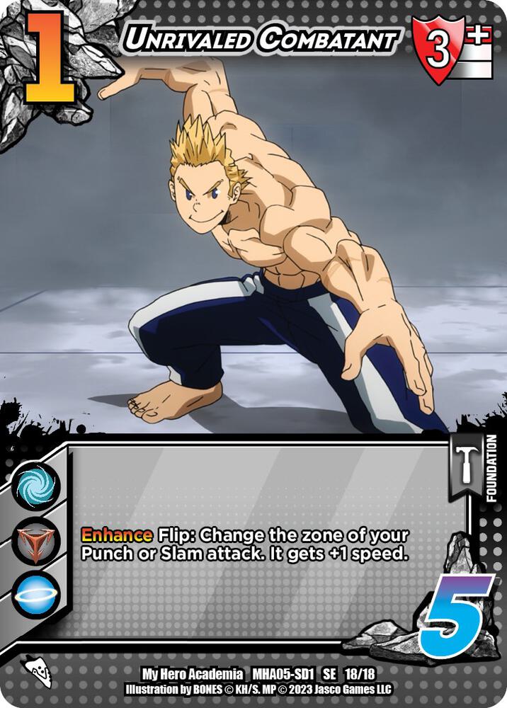 Unrivaled Combatant, UniVersus: My Hero Academia: Undaunted Raid 18/18
