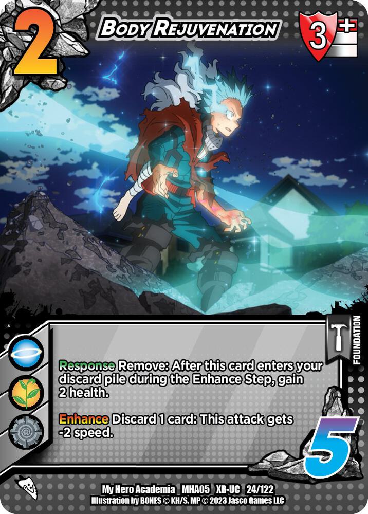 Body Rejuvenation (XR), UniVersus: My Hero Academia: Undaunted Raid 24/122