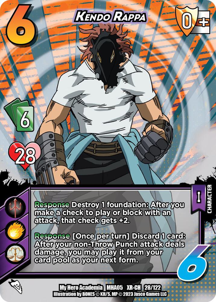 Kendo Rappa (XR-CH), UniVersus: My Hero Academia: Undaunted Raid 28/122