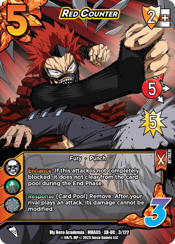 Red Counter (XR), UniVersus: My Hero Academia: Undaunted Raid 3/122