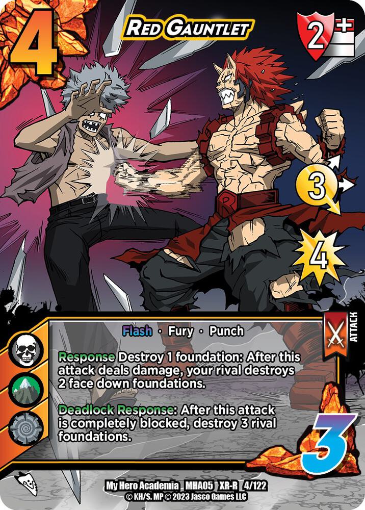 Red Gauntlet (XR), UniVersus: My Hero Academia: Undaunted Raid 4/122