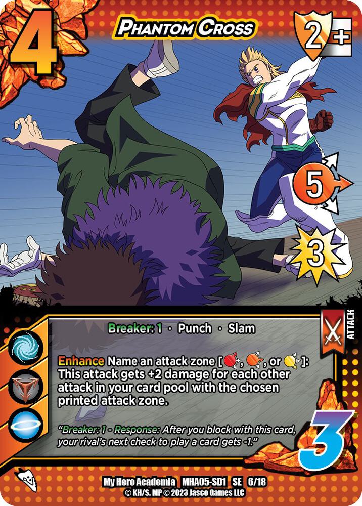 Phantom Cross, UniVersus: My Hero Academia: Undaunted Raid 6/18