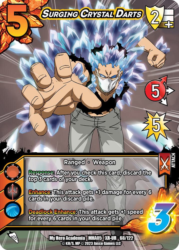 Surging Crystal Darts (XR), UniVersus: My Hero Academia: Undaunted Raid 68/122