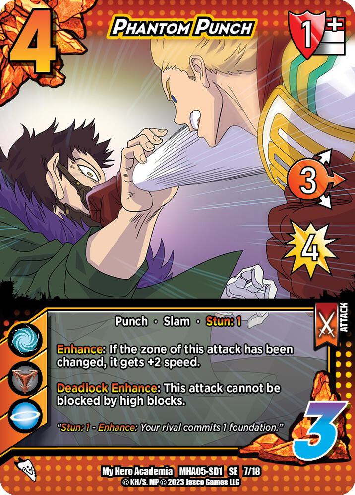 Phantom Punch, UniVersus: My Hero Academia: Undaunted Raid 7/18