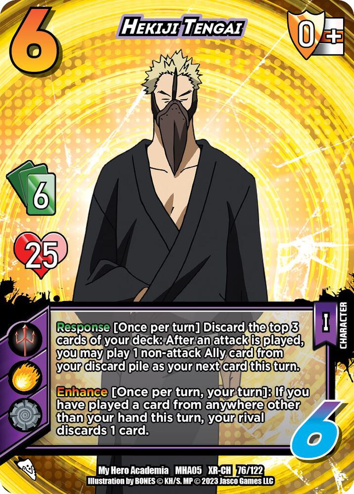 Hekiji Tengai (XR-CH), UniVersus: My Hero Academia: Undaunted Raid 76/122
