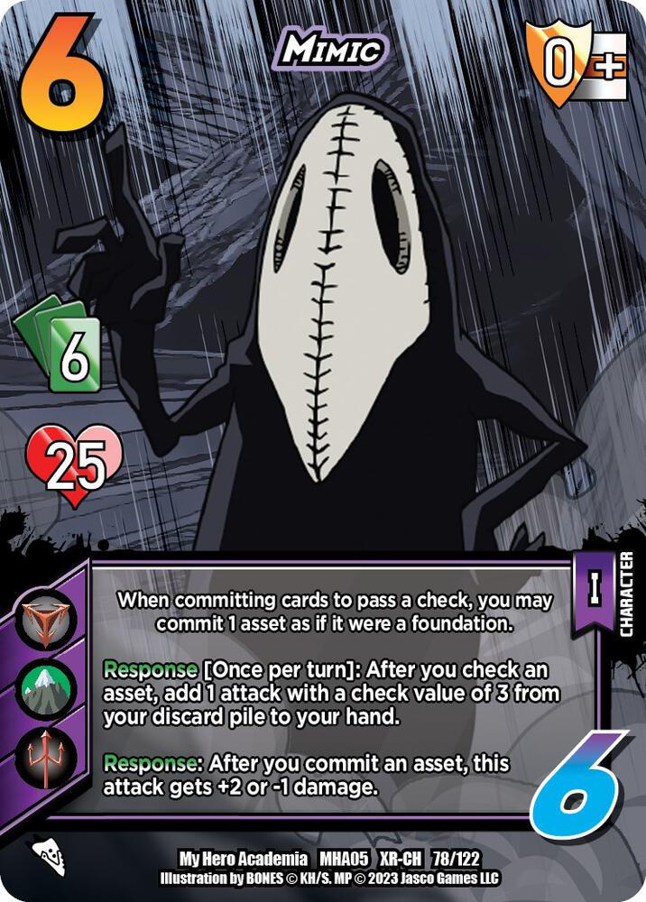 Mimic (XR-CH), UniVersus: My Hero Academia: Undaunted Raid 78/122