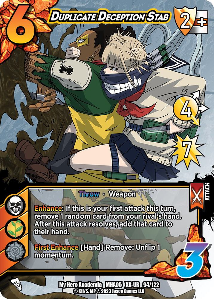 Duplicate Deception Stab (XR), UniVersus: My Hero Academia: Undaunted Raid 94/122
