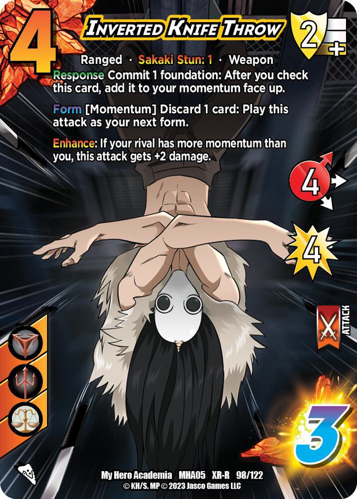 Inverted Knife Throw (XR), UniVersus: My Hero Academia: Undaunted Raid 98/122