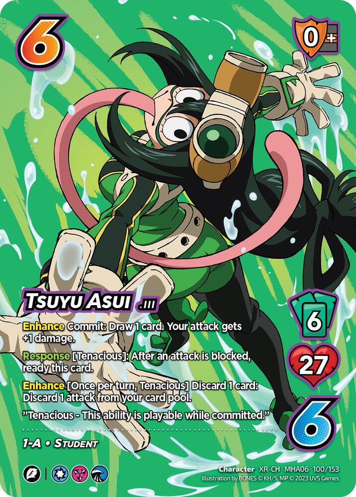 Tsuyu Asui - 100/153 (XR), UniVersus: My Hero Academia: Jet Burn 100/153