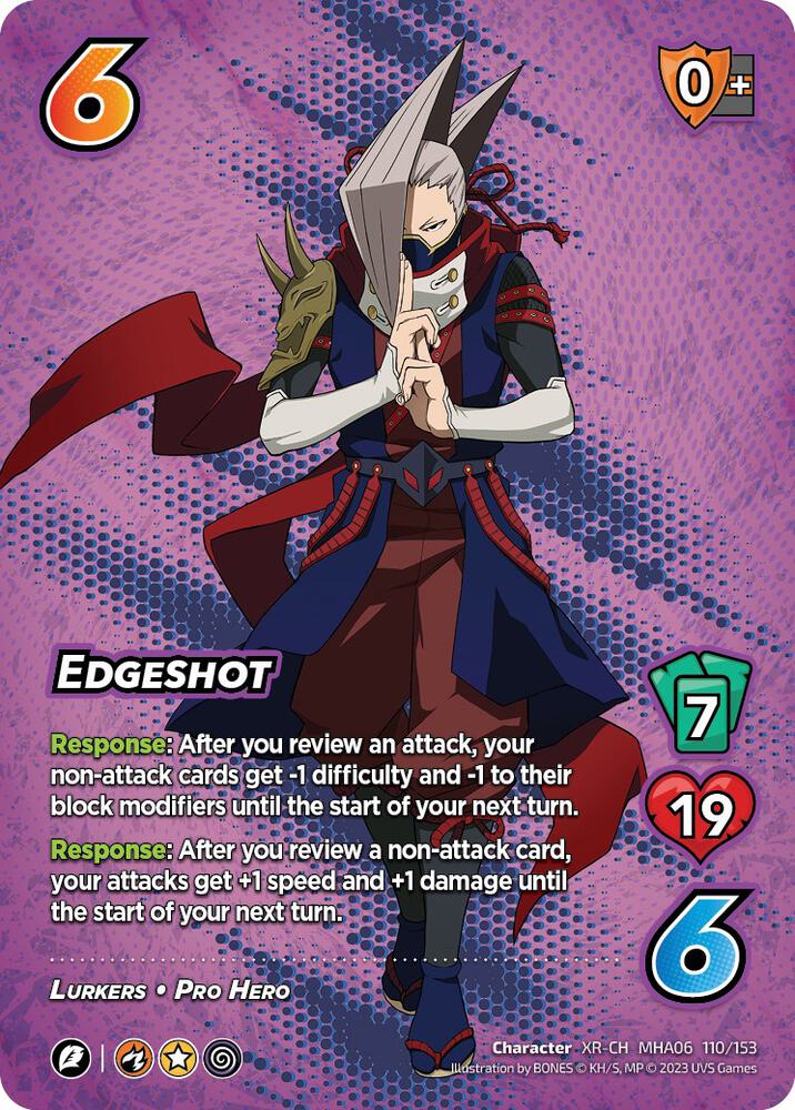 Edgeshot (XR), UniVersus: My Hero Academia: Jet Burn 110/153