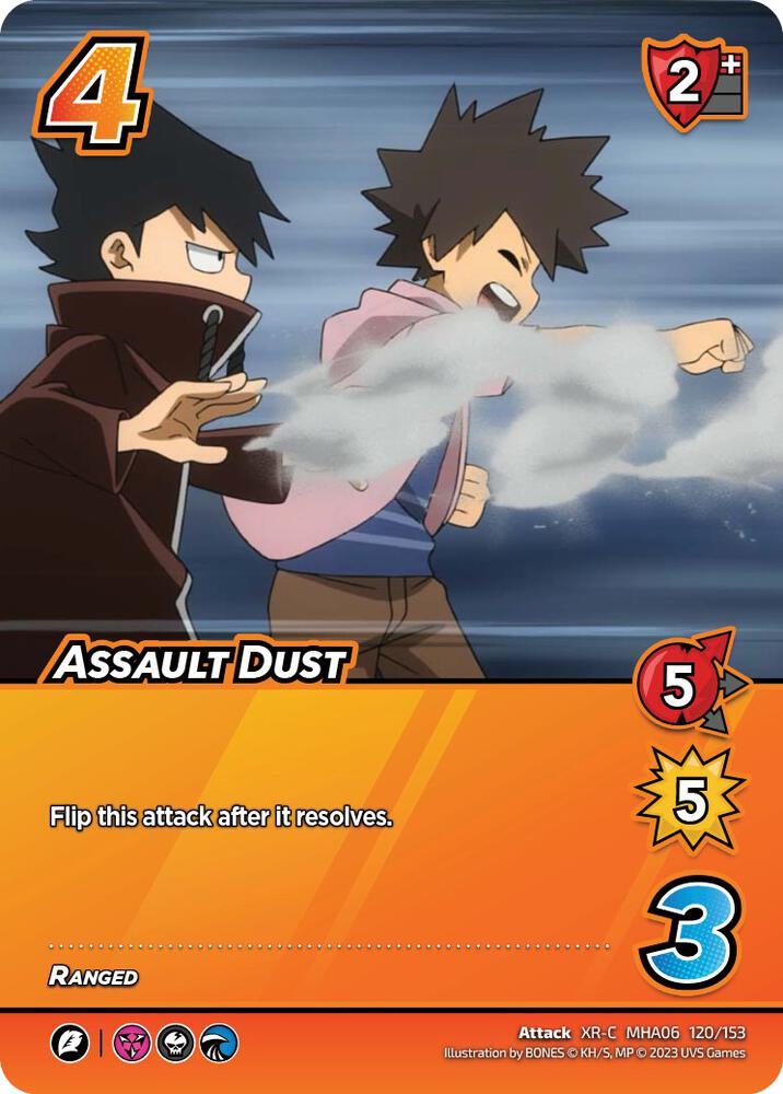 Assault Dust (XR), UniVersus: My Hero Academia: Jet Burn 120/153