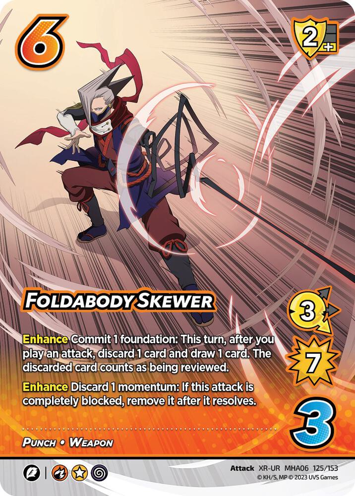 Foldabody Skewer (XR), UniVersus: My Hero Academia: Jet Burn 125/153