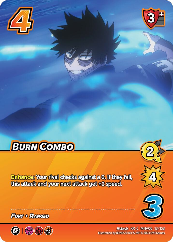 Burn Combo (XR), UniVersus: My Hero Academia: Jet Burn 13/153