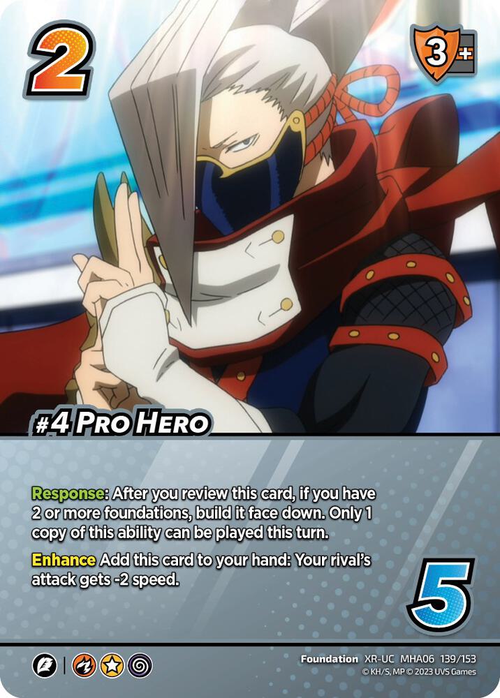 #4 Pro Hero (XR), UniVersus: My Hero Academia: Jet Burn 139/153