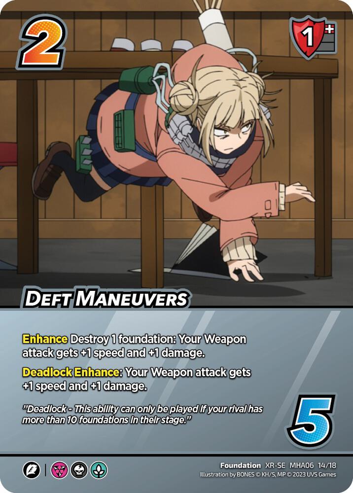 Deft Maneuvers (XR), UniVersus: My Hero Academia: Jet Burn 14/18