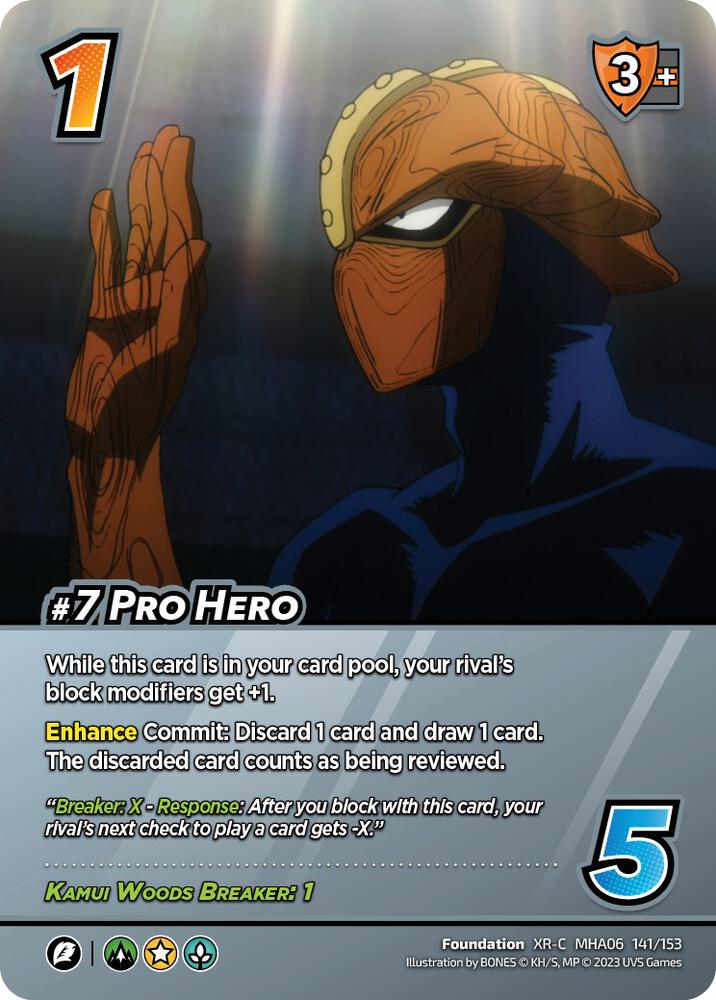 #7 Pro Hero (XR), UniVersus: My Hero Academia: Jet Burn 141/153