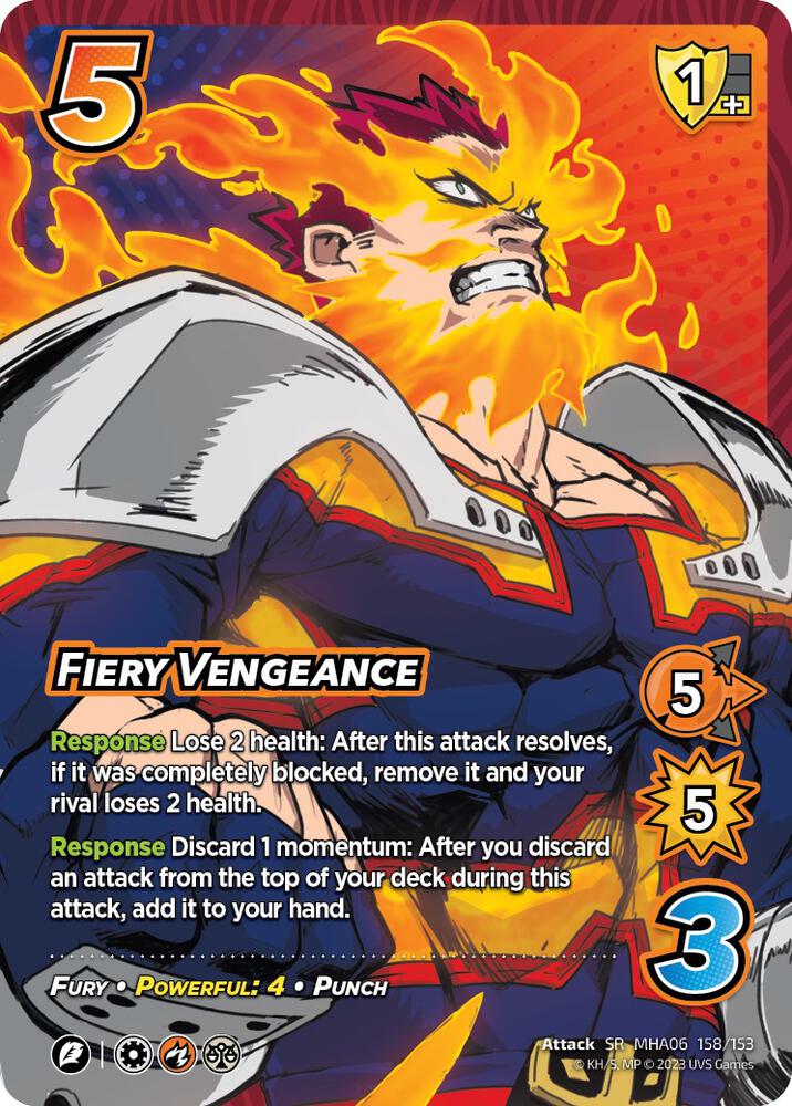 Fiery Vengeance, UniVersus: My Hero Academia: Jet Burn 158/153