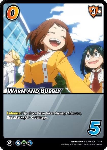 Warm and Bubbly, UniVersus: My Hero Academia: Jet Burn 17/18