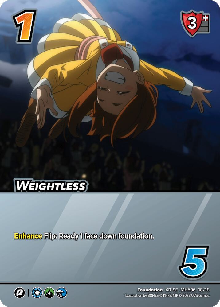 Weightless (XR), UniVersus: My Hero Academia: Jet Burn 18/18