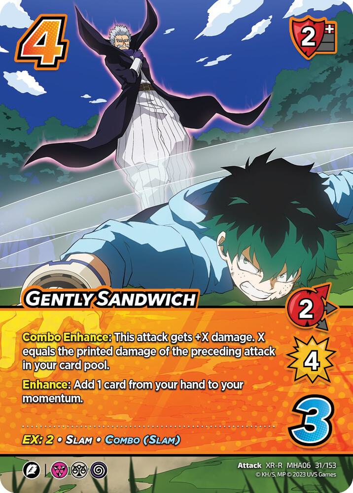 Gently Sandwich (XR), UniVersus: My Hero Academia: Jet Burn 31/153