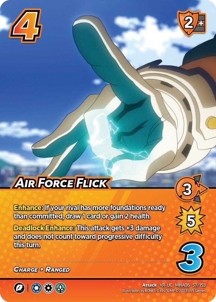 Air Force Flick (XR), UniVersus: My Hero Academia: Jet Burn 57/153