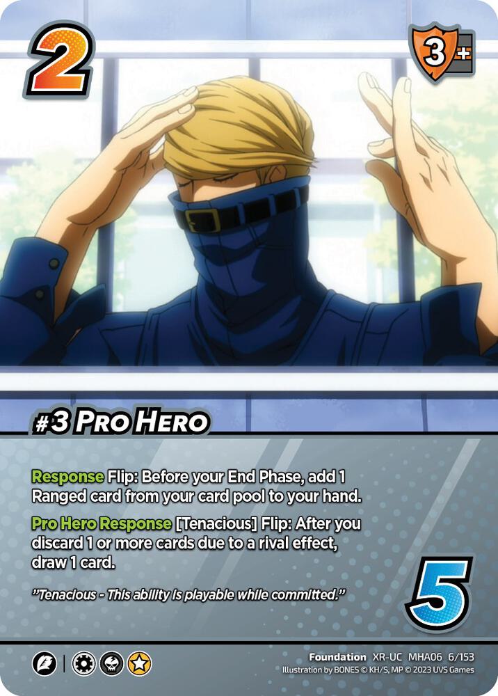 #3 Pro Hero (XR), UniVersus: My Hero Academia: Jet Burn 6/153