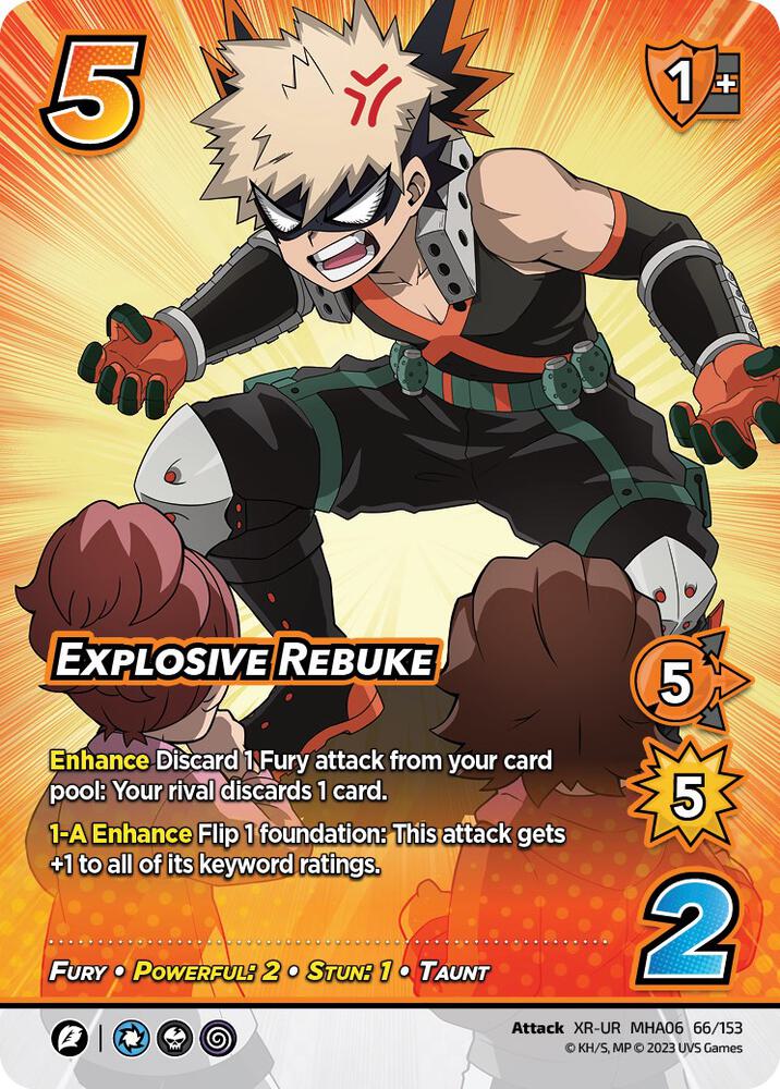 Explosive Rebuke (XR), UniVersus: My Hero Academia: Jet Burn 66/153