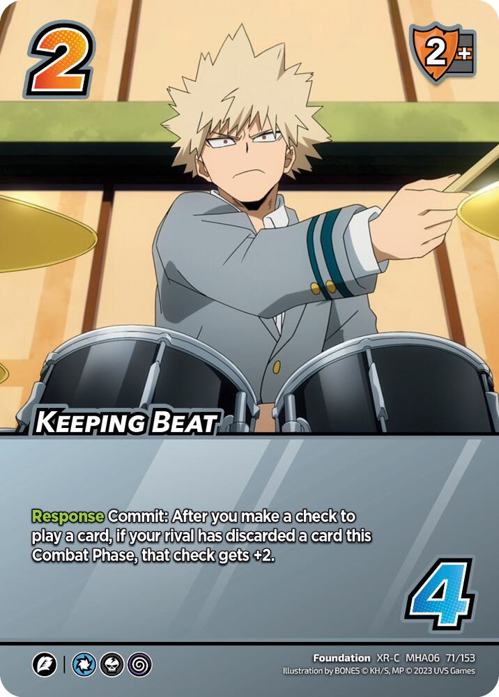 Keeping Beat (XR), UniVersus: My Hero Academia: Jet Burn 71/153