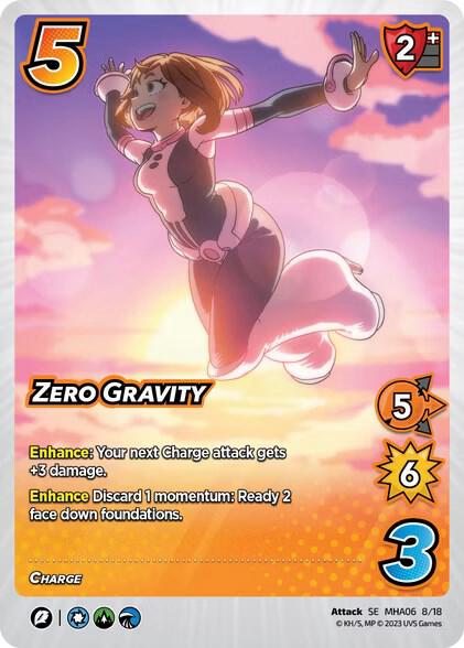 Zero Gravity, UniVersus: My Hero Academia: Jet Burn 8/18