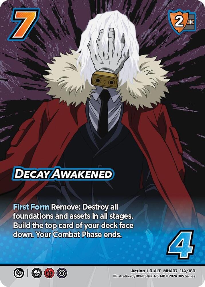 Decay Awakened (Alternate Art), UniVersus: My Hero Academia: Girl Power 114/180