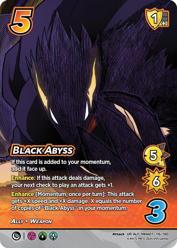 Black Abyss (Alternate Art), UniVersus: My Hero Academia: Girl Power 116/180