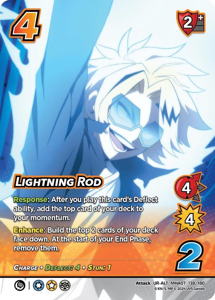 Lightning Rod (Alternate Art), UniVersus: My Hero Academia: Girl Power 138/180