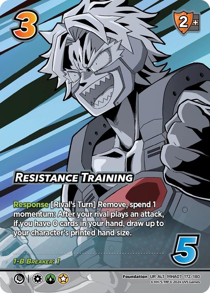 Resistance Training (Alternate Art), UniVersus: My Hero Academia: Girl Power 172/180