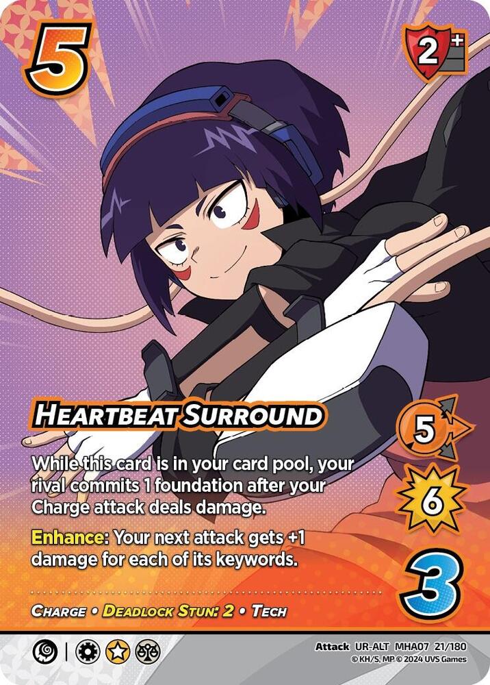 Heartbeat Surround (Alternate Art), UniVersus: My Hero Academia: Girl Power 21/180