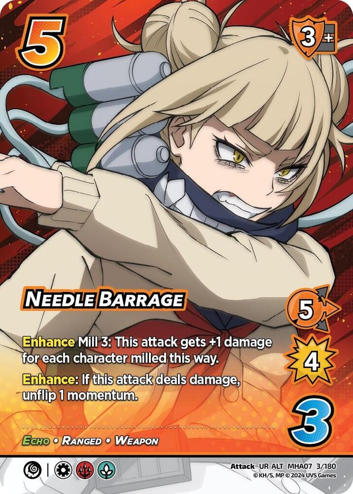Needle Barrage (Alternate Art), UniVersus: My Hero Academia: Girl Power 3/180