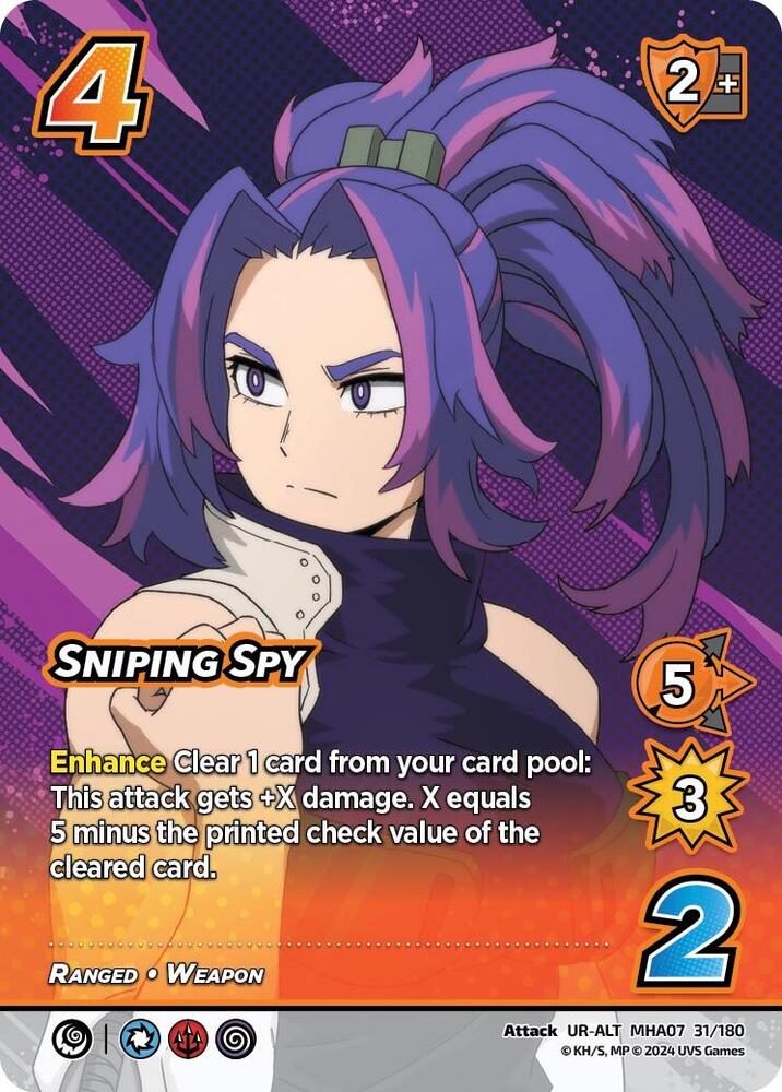 Sniping Spy (Alternate Art), UniVersus: My Hero Academia: Girl Power 31/180
