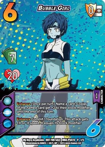 Bubble Girl (Provisional Store Championship 2023), UniVersus: My Hero Academia Promo Cards MHA-PSC23 P 1/5