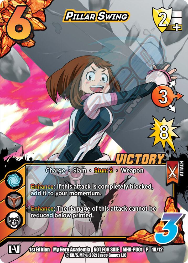 Pillar Swing (Plus Ultra Pack 1 Victory), UniVersus: My Hero Academia Promo Cards MHA-PU01 10/12