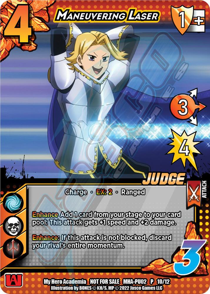 Maneuvering Laser (Plus Ultra Pack 2 Judge), UniVersus: My Hero Academia Promo Cards MHA-PU02 P 10/12