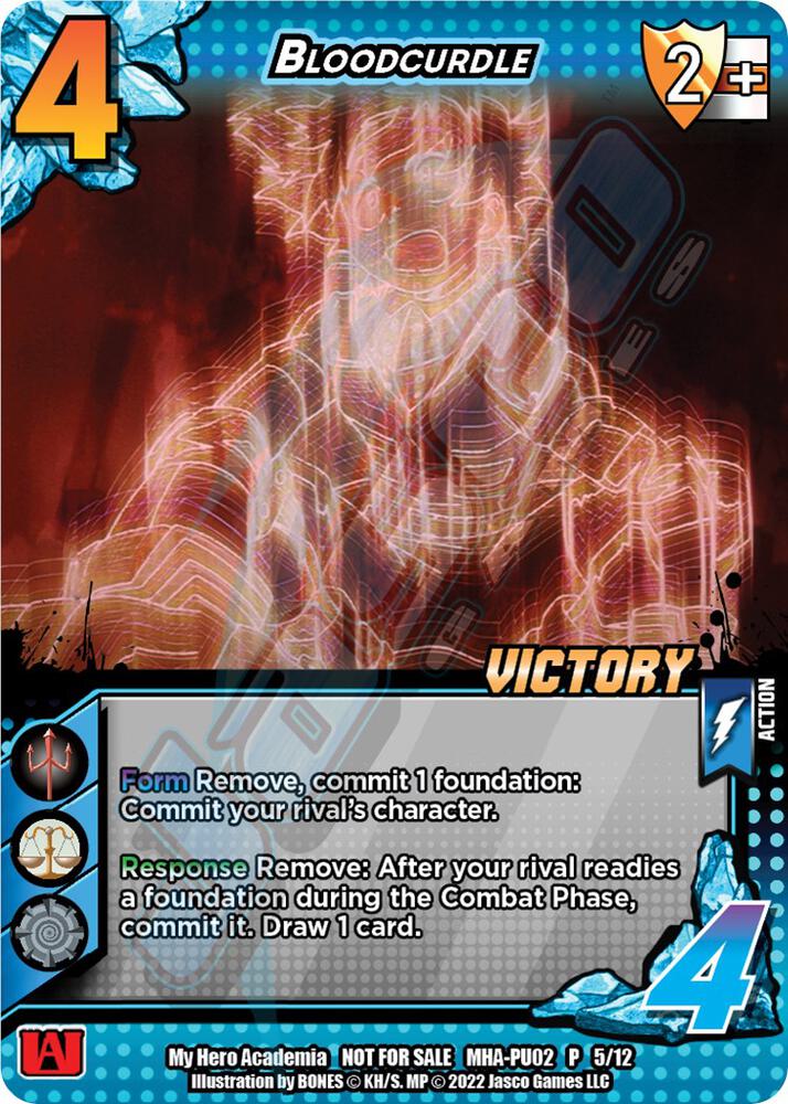 Bloodcurdle (Plus Ultra Pack 2 Victory), UniVersus: My Hero Academia Promo Cards MHA-PU02 P 5/12